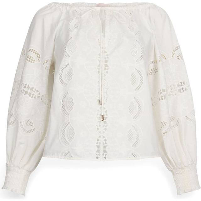 Liu Jo, Blouses, female, White, L, White Cotton Shirt Elegant Style