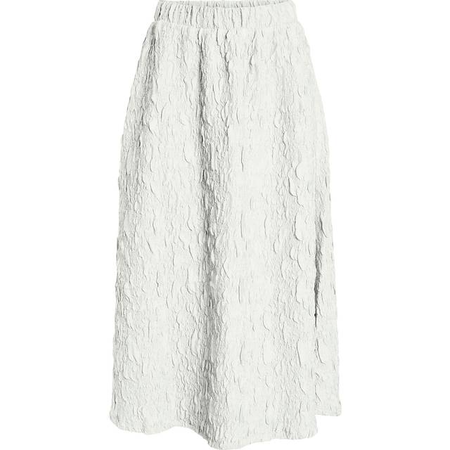VILA Visophia Hw Volume Midi Skirt/Dc |Vit |L