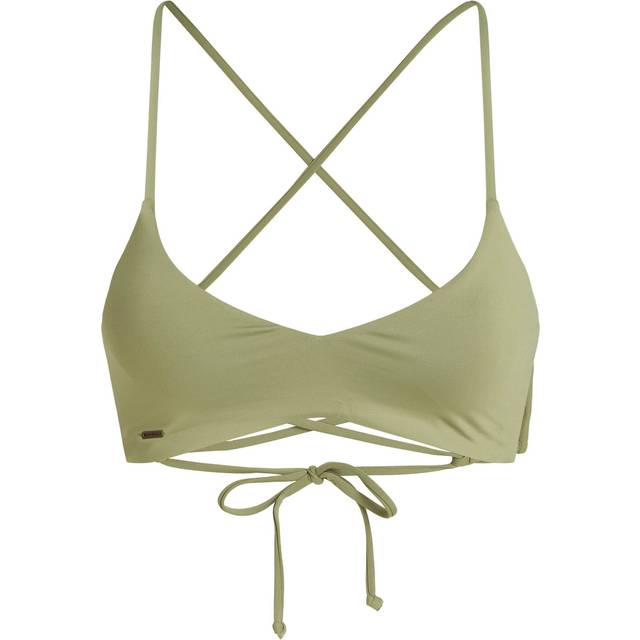 O'Neill - Women's Huntington Bralette Top - Bikini top size 38, olive