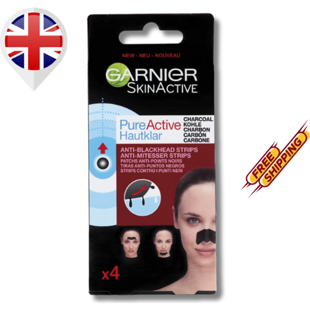 Garnier pure active intensive anti blackhead charcoal nose strips