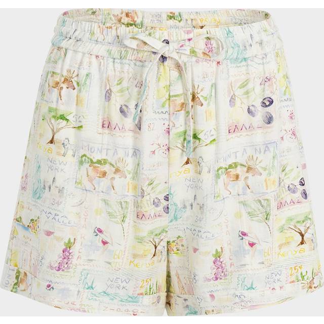 Splendid Coastal Linen-Blend Short