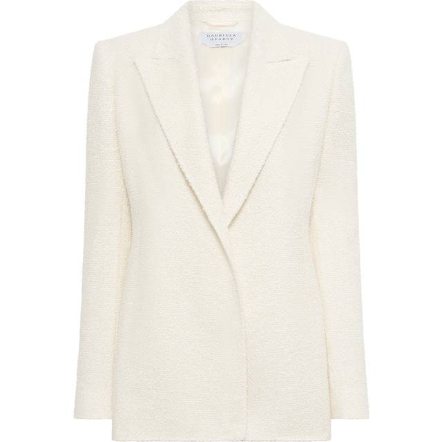 Mairi Silk Boucle Blazer - IVORY - 36 IT (0 US)