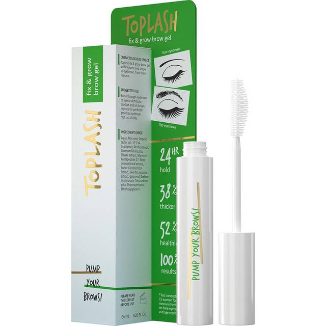 Fix  Grow Brow Gel Transparent Hold all day Promotes Natural Growth Thickness and Volume