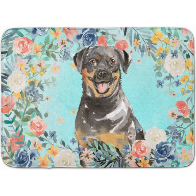 Caroline's Treasures Rottweiler Machine Memory Foam Mat