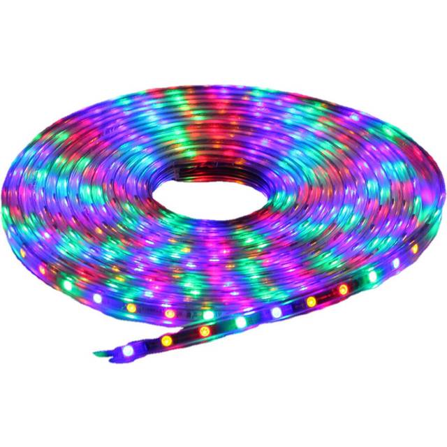 (RGB) 6M 5050 LED SMD Outdoor Waterproof Flexible Tape Rope Strip Light Xmas 220V