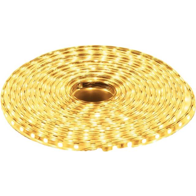(Warm White) 6M 5050 LED SMD Outdoor Waterproof Flexible Tape Rope Strip Light Xmas 220V
