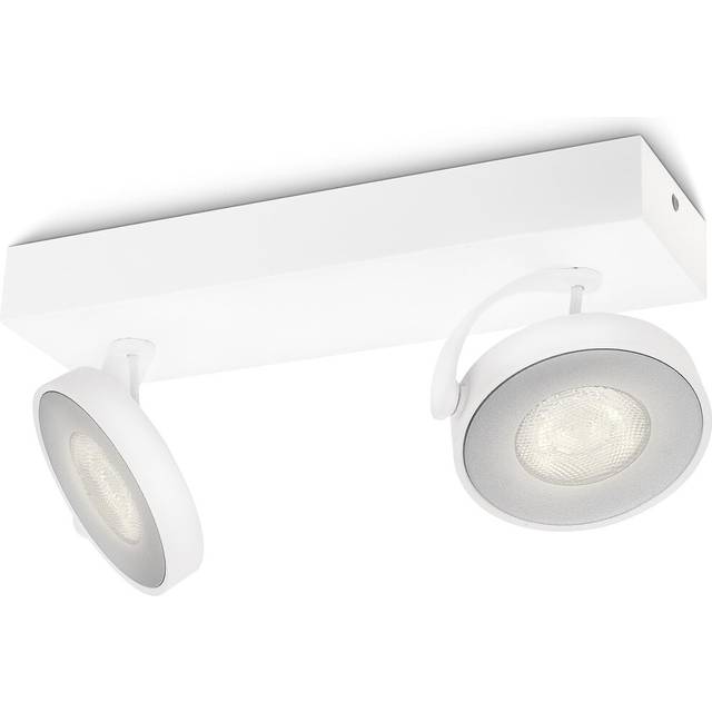 Philips MyLiving Clockwork LED Spotlight Bar 2 Bulbs, White, 531723116, White 8 wattsW