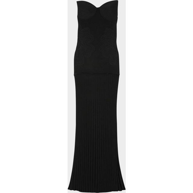Robe bustier en maille - Noir - 34