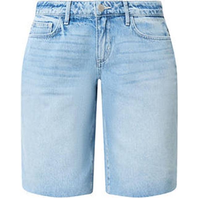 L'AGENCE Elise Denim Bermuda Short In Zion - 31
