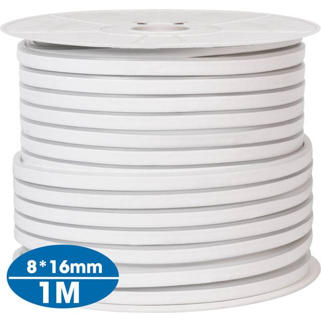 (1M) 220V RGB Neon Flex Rope Light: 8x16mm Waterproof LED Strip, 1/5/10M 5050 LED Neon Tube, IP65 for Home DIY & Christmas Decor