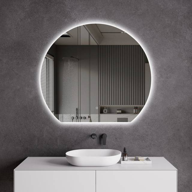 La Roca Full Moon Heated Anti-fog Led Bathroom Mirror 120cm (120cm H X 120cm W X 4cm D)