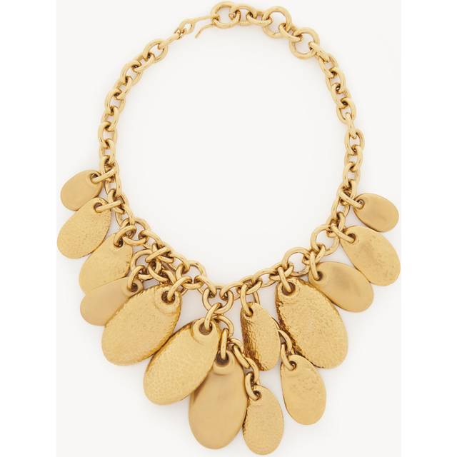 CHLOÉ The Chloé Petal necklace Gold Size OneSize 100% Brass, Copper