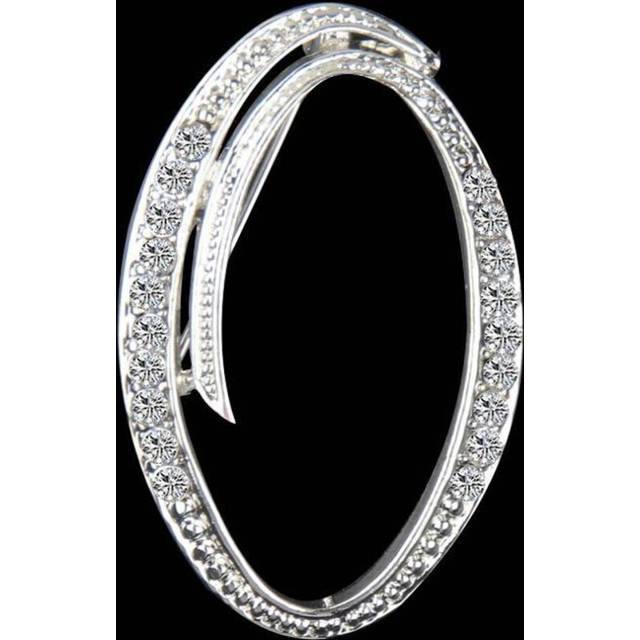 (O) Gifts Rhinestone Letter Crystal Pins Jewelry Letter Alphabetical English Brooch Brooches