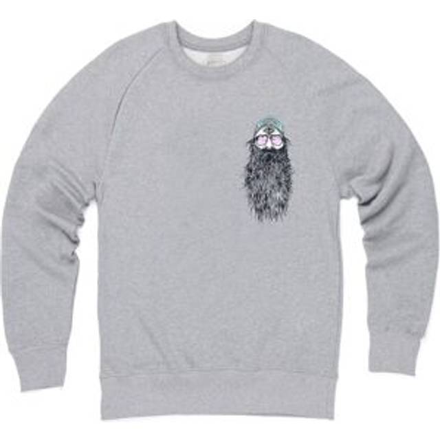 Beardy Man Sweatshirt - Grey - L