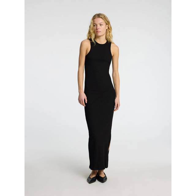 Women's Selected Femme Anna Ankle Tank Dress Black - Size: 10