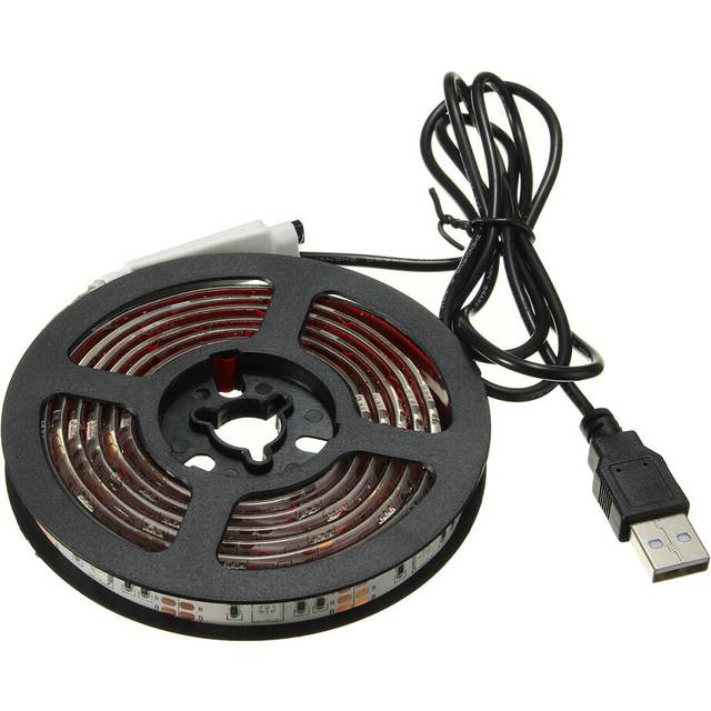 (150cm) 100cm 150cm 200cm Waterproof DC5V USB 5050 RGB LED Strip Tape TV Background Lighting
