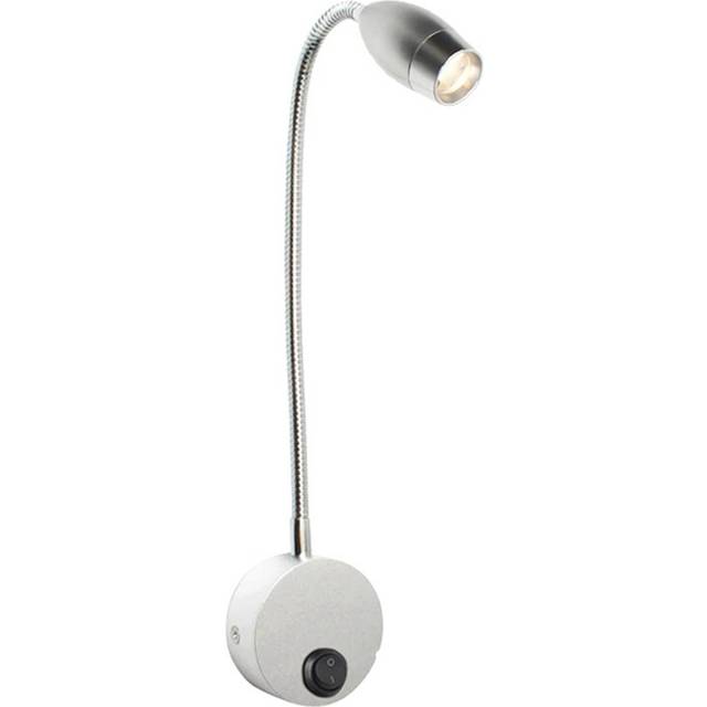 Reading Light LED Hose Spotlight Wall Lamp Gooseneck Touch Control for Bedside Warm UK Plug
