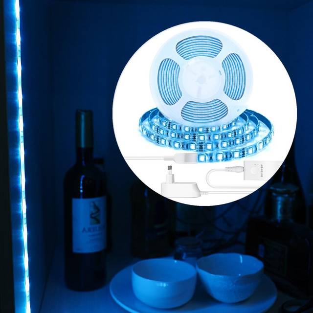 2m RGBW Smart APP Control Strip Light EU Plug Kit + 2PCS 1M LED Strip Light Extension Plus