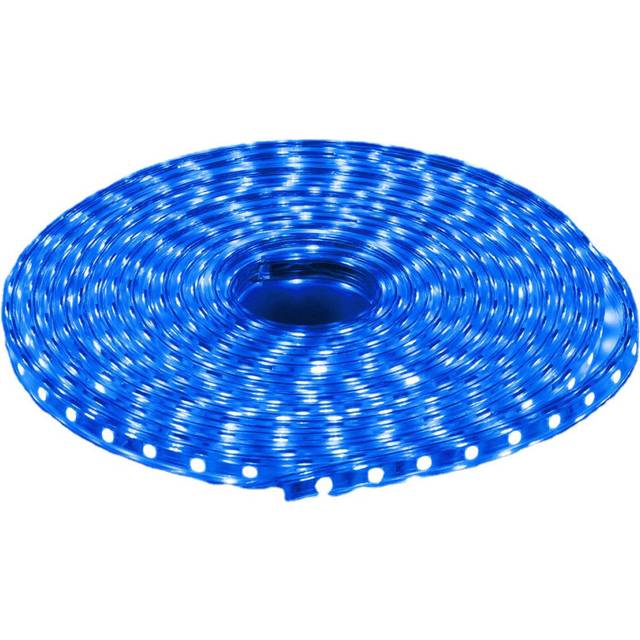 (Blue) 6M 5050 LED SMD Outdoor Waterproof Flexible Tape Rope Strip Light Xmas 220V