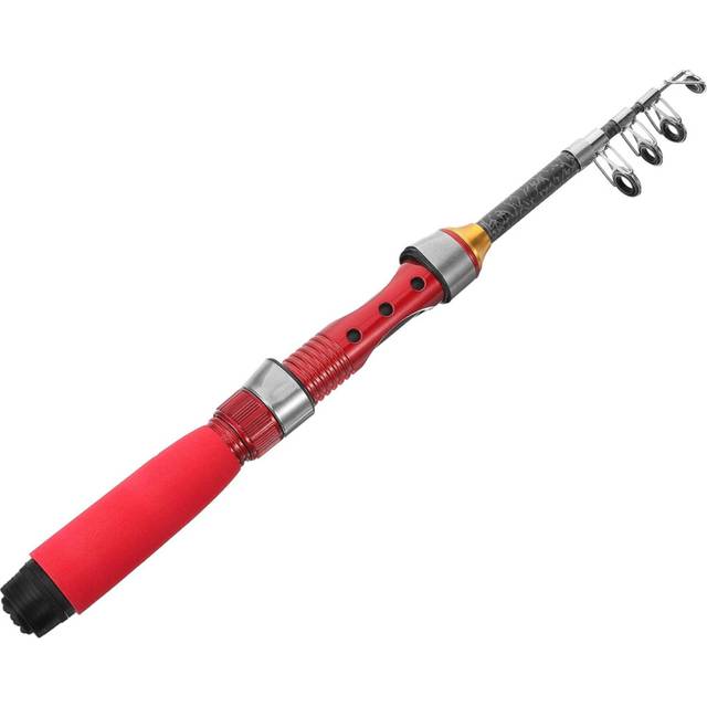 Ergonomic Handle Fishing Pole Portable Pocket Fishing Rod Small Sea Pole Glass Fiber Rod Angling Supplies