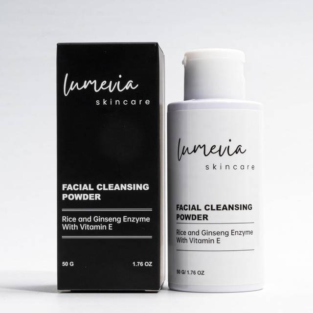Rice and Ginseng Enzyme Powder Facial Cleanser with Vitamin E Gently Exfoliates Hydrating Fragrance Free 50g  176 oz