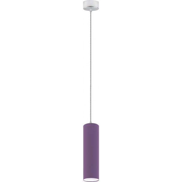 Murdoch 1 - Light Single Cylinder Pendant - Purple (120cm H X 8.5cm W X 8.5cm D)