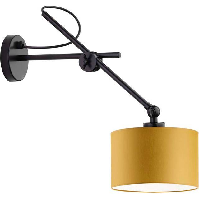 Geneivieve 1-Lights Dimmable Plug-in Wallchiere - Black (45cm H X 45cm W X 45cm D)