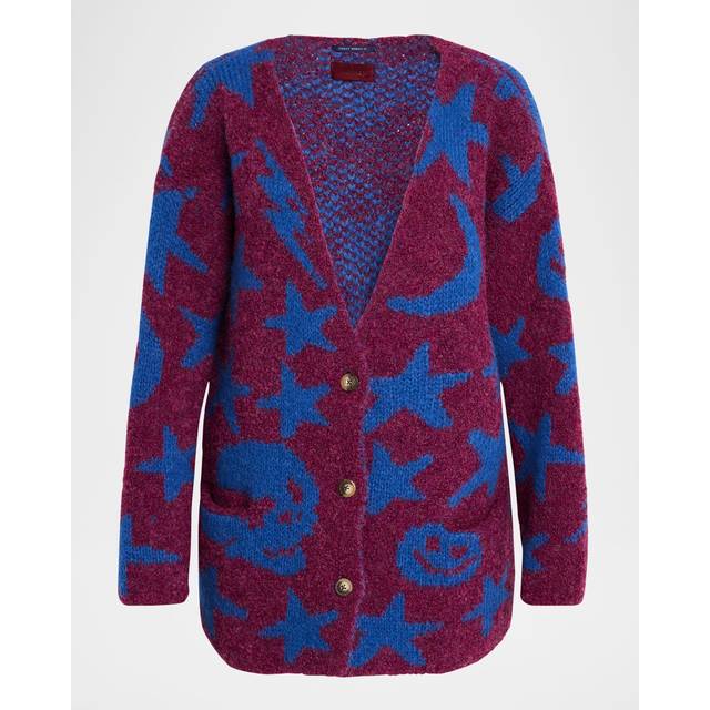 The Long Drop Cardigan - OVER THE MOON - Small
