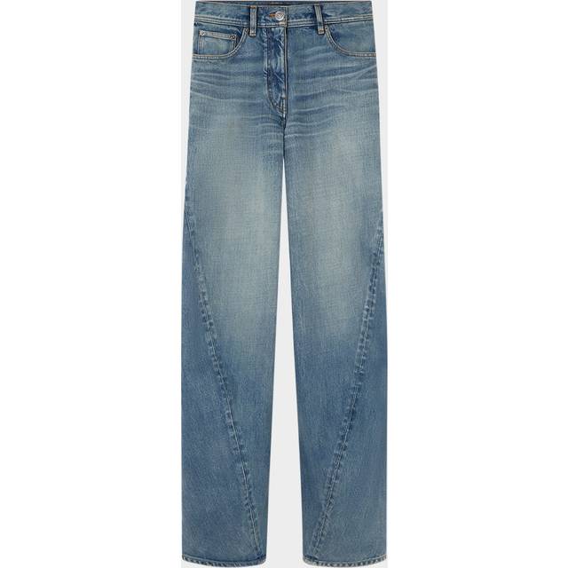 Washed 2000S Straight Leg Jeans - MEDIUM BLUE - 26