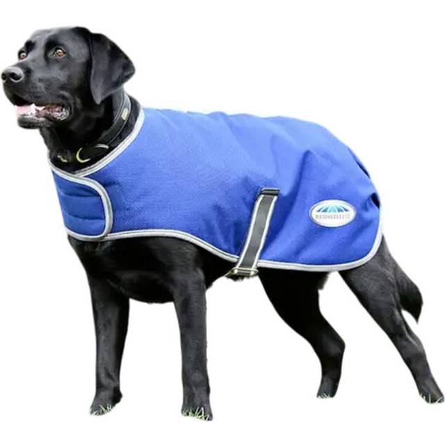 (35cm, Dark Blue/Grey/White) Weatherbeeta Comfitec Premier Free Parka Medium Dog Coat