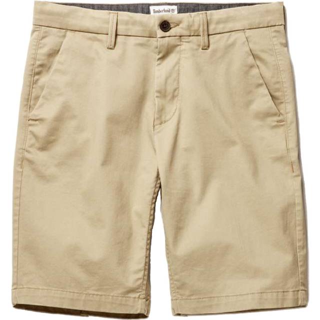(Beige, W31) TIMBERLAND Mens Chino Shorts Summer Half Pants