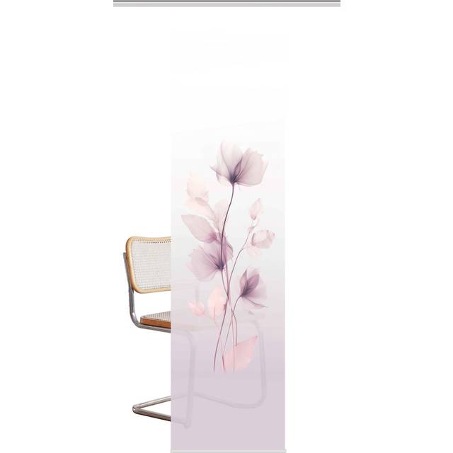BEREKUA Polyester Room Darkening Track Insert Sliding Panel Panel - Lilac (60cm W X 245cm H)