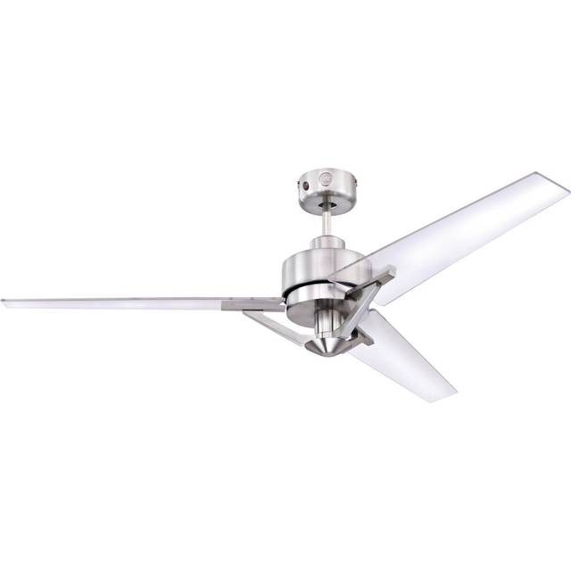 Julien 137cm/54" Brushed Nickel-Clear Acrylic