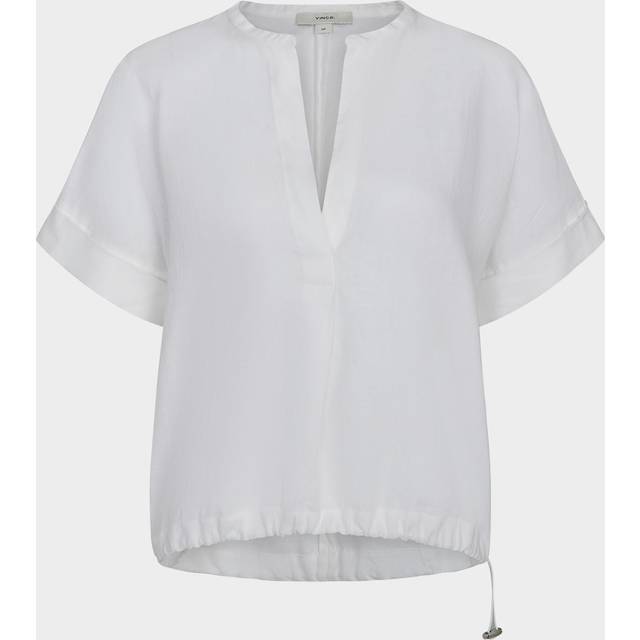 Vince Dolman Sleeve Linen Pullover