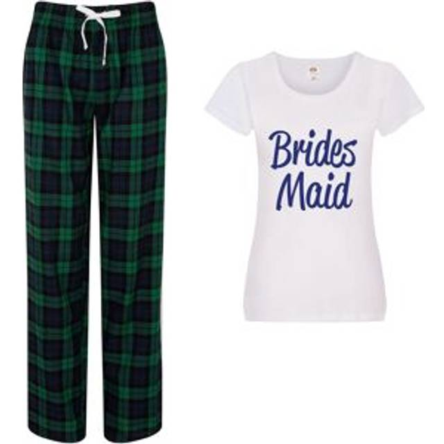 Bridesmaid Pyjama Set - Green - XS