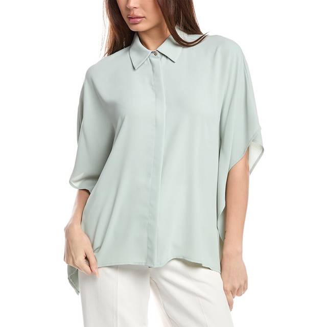 Anne Klein Collared Dolman Sleeve Shirt
