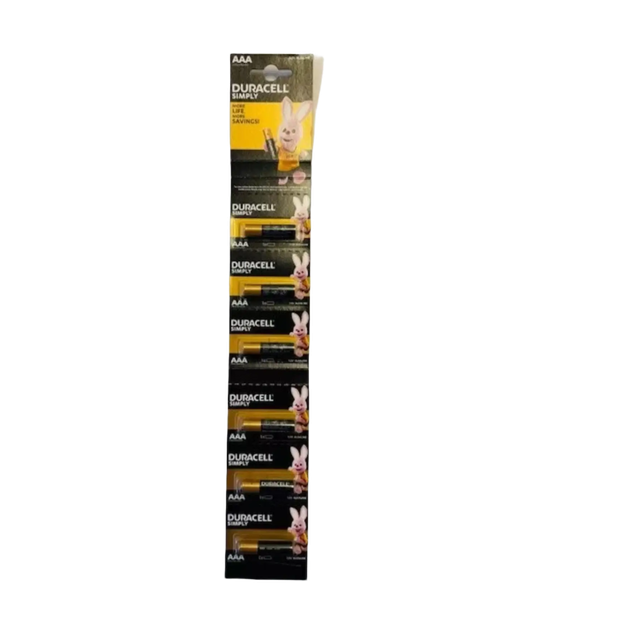 (AAA x 6pc) Duracell AA, AAA, D, C, 2032, 9V  (LR14 LR20 6LR61 CR2032 Variety) Batteries
