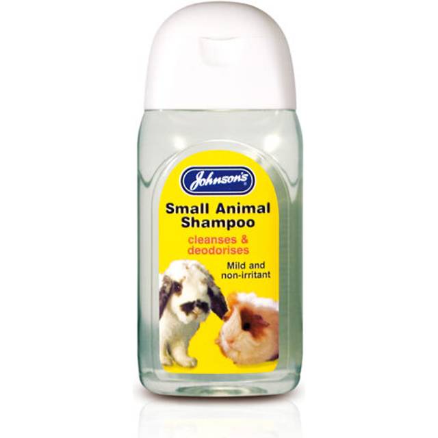 Johnson's small animal shampoo cleanses & deodorises rabbits, guinea pig 125ml