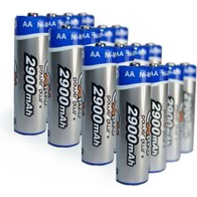 Ex-Pro® Power Plus+ Rechargeable Ni-Mh Batteries - AA Size [2900mAh] - 16 Pack