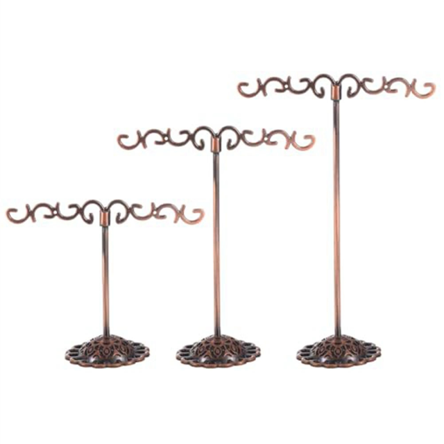 Earring Holder,3pcs Stand Display Stands Storage Organizer Metal Rack for Jewelry Photography Necklace A