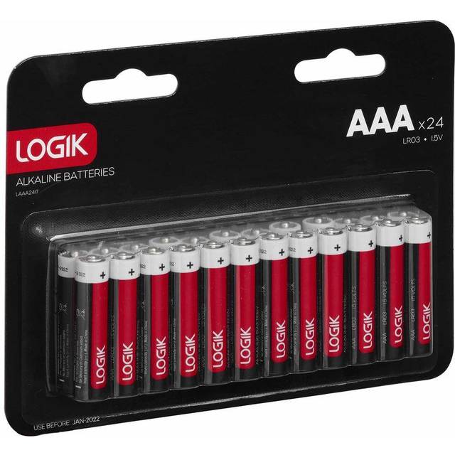 LOGIK LAAA2417 AAA Batteries - Pack of 24
