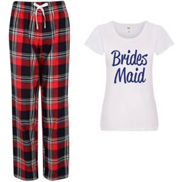 Bridesmaid Pyjama Set - Red - M