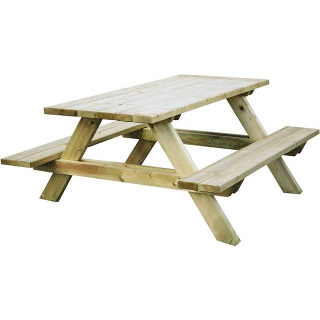 Duxbury Picnic Bench (73cm H X 160cm W X 150cm L)