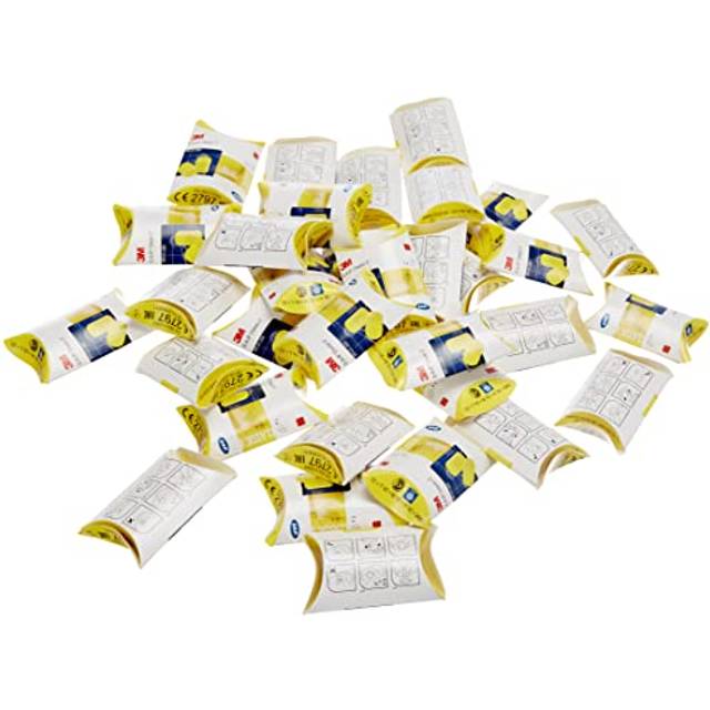 3M E-A-R Classic Earplugs, 28 dB, Uncorded, 250 Pairs/Box, PP-01-200