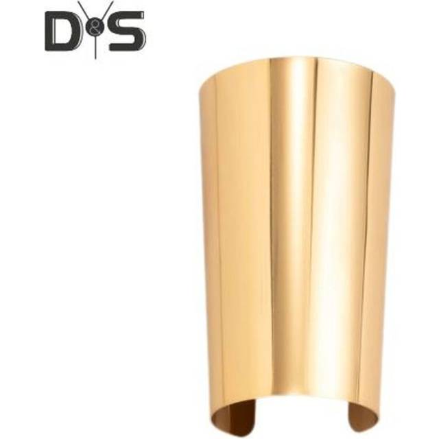 (golden, Long) Women Bracelet Exaggerate Vintage Punk Boho Smooth Stainless Metal Adjustable Opening Cuff Bangle Wide Wrist Jewelry