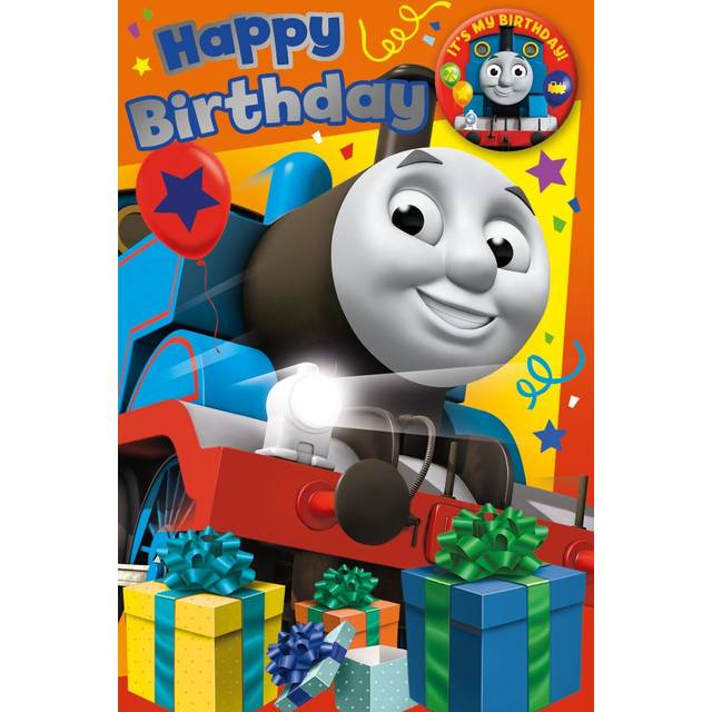 Thomas The Tank Engine Birthday Card & Badge
