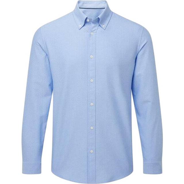 (M, Blue) Asquith & Fox Mens Oxford Long-Sleeved Formal Shirt
