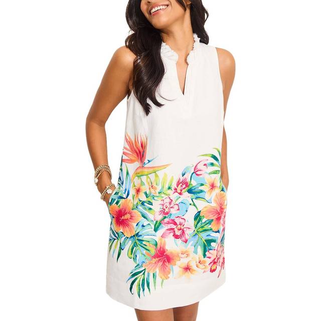 Tommy Bahama Tropi-Flore Linen Shift Dress