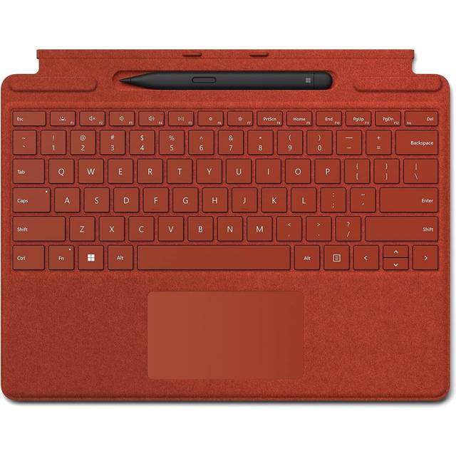 Microsoft Surface X 8 & 9 Signature Type cover + Surface Pen 2 - Red