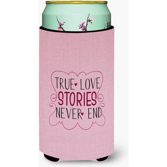 Caroline's Treasures True love Stories Never End Tall Boy Beverage Insulator Hugger  Multicolor